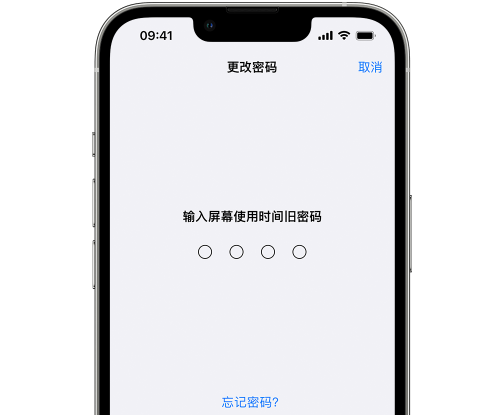 习水iPhone屏幕维修分享iPhone屏幕使用时间密码忘记了怎么办 