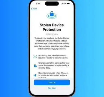 习水苹果授权维修店分享被盗设备保护功能开启方法 